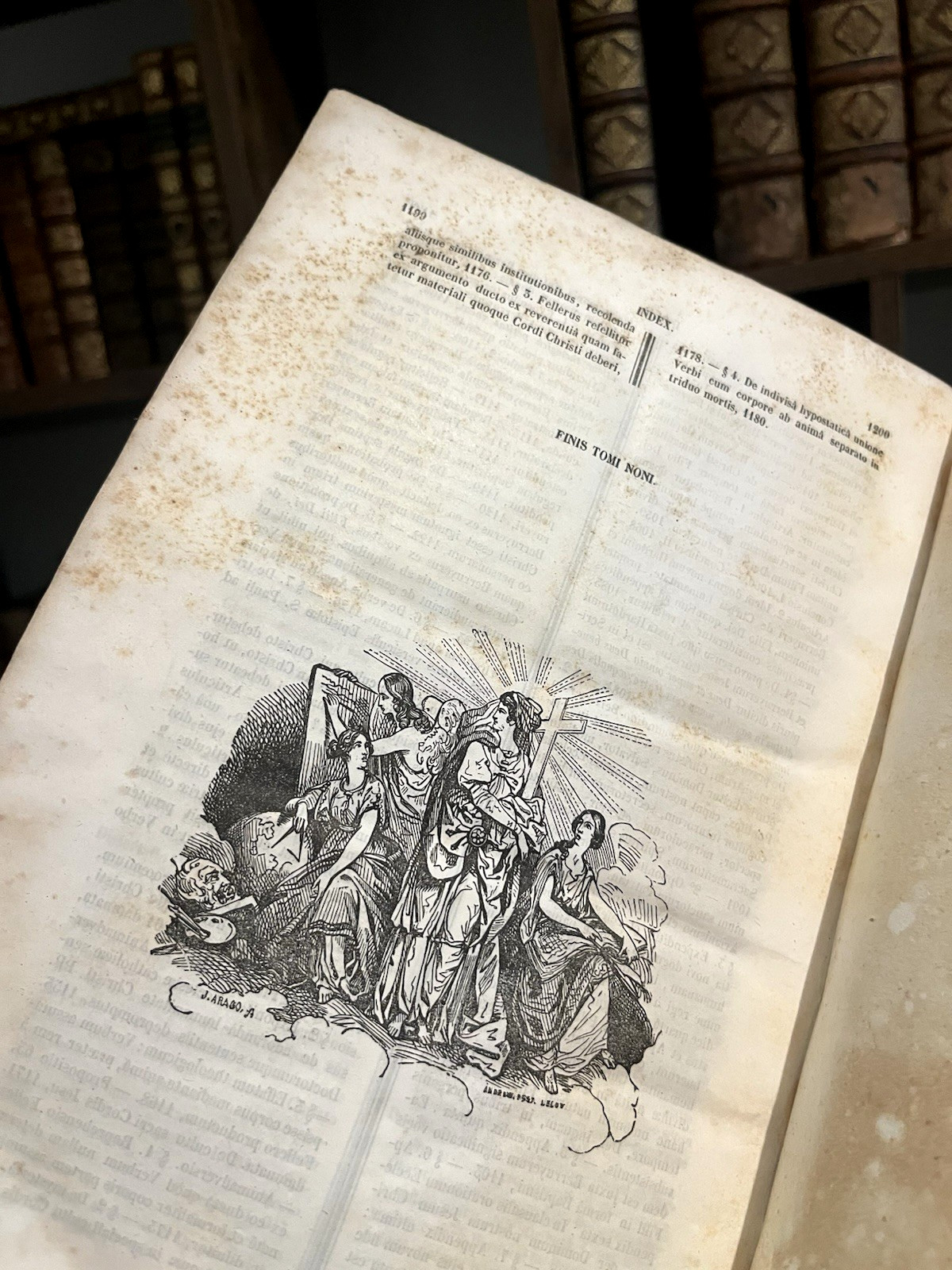 ANTIQUE BOOK IN LATIN from 1800s – Historical Collectible from 19th Century