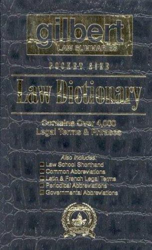 Gilbert Law Summaries Pocket Siz- paperback, 9780159003640, Gilbert Law Summarie