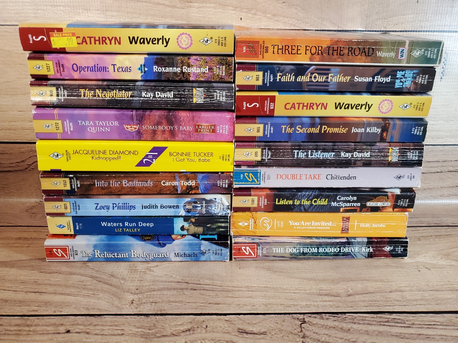Harlequin Super Romance Book Lot Of 18 90s-2000s Paperback Romances