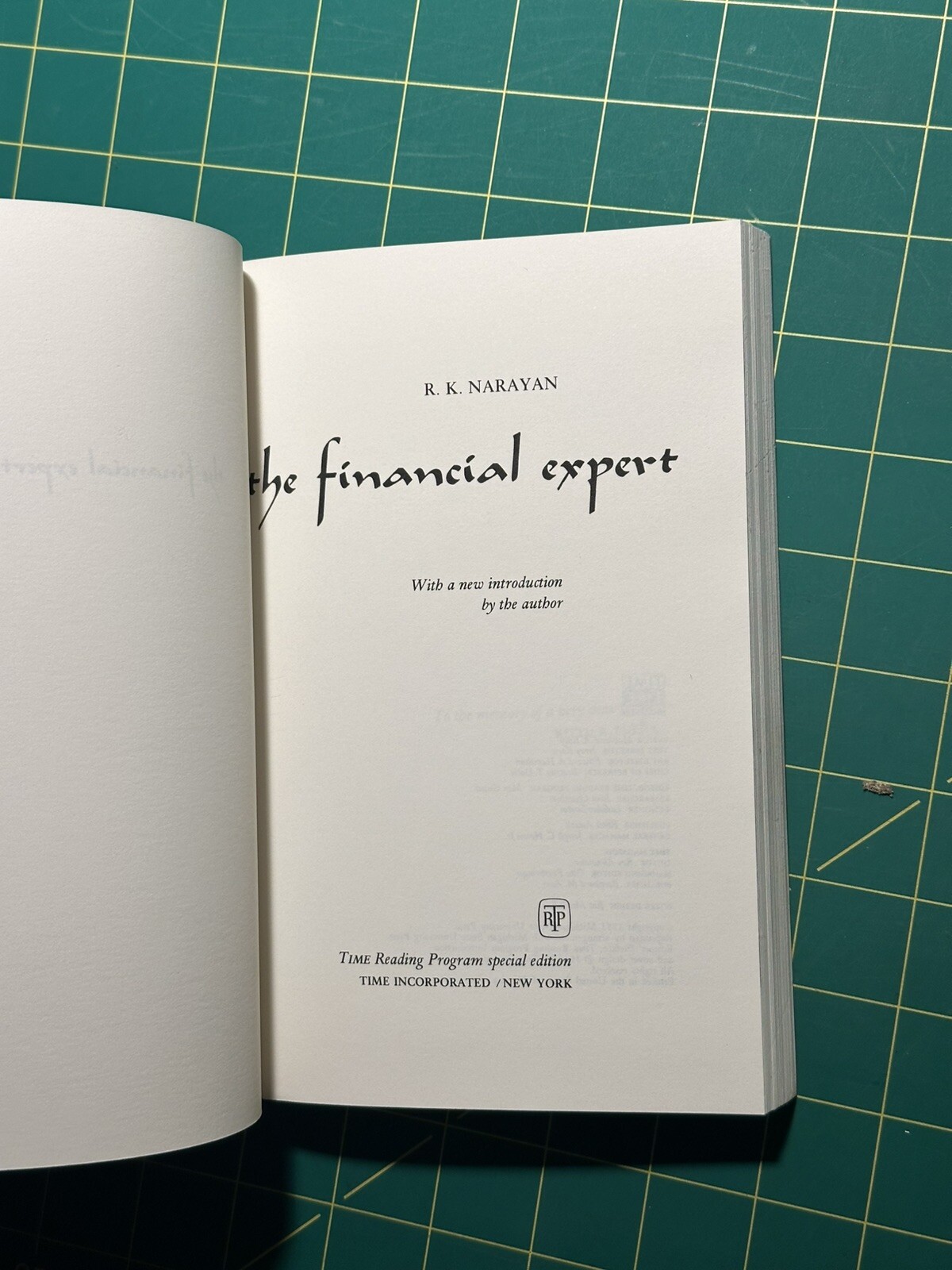 The Financial Expert by R.K. Narayan