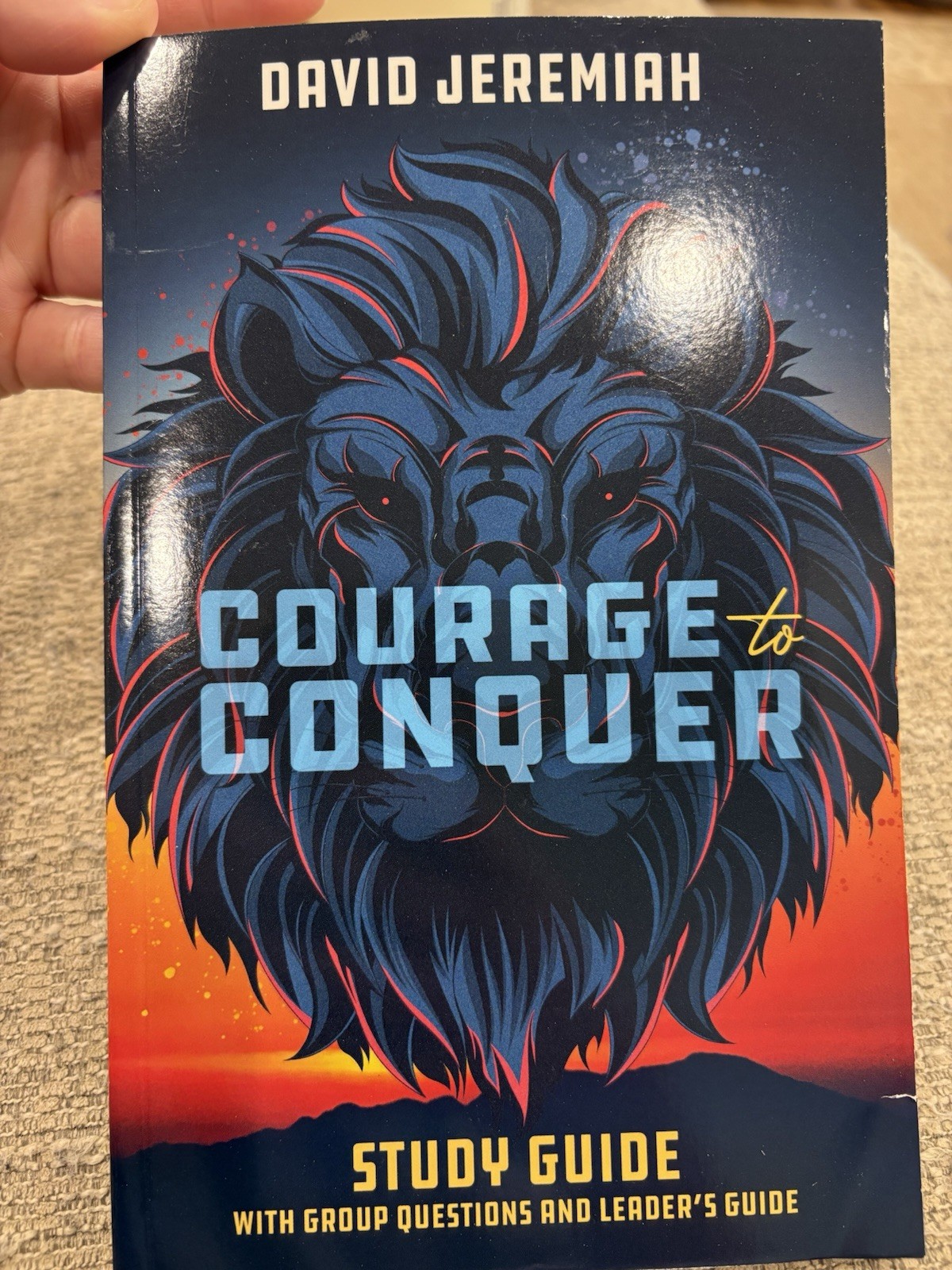 Courage To Conquer Study Guide (2021, Paperback) By David Jeremiah Leaders Guide