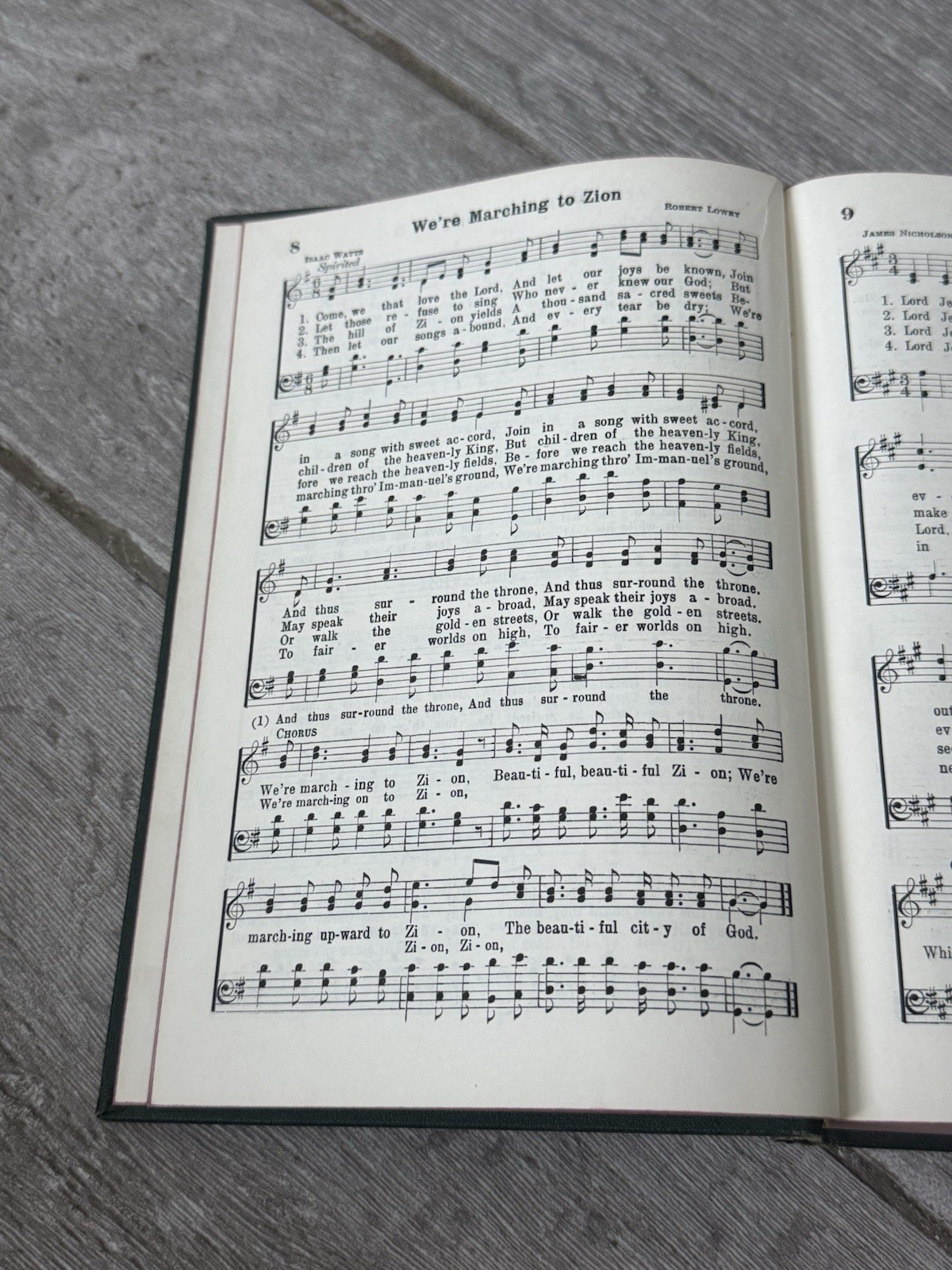 ✝️ VTG The Broadman Hymnal Shaped Notes Antique Gospel Hymns Church 1940s Green