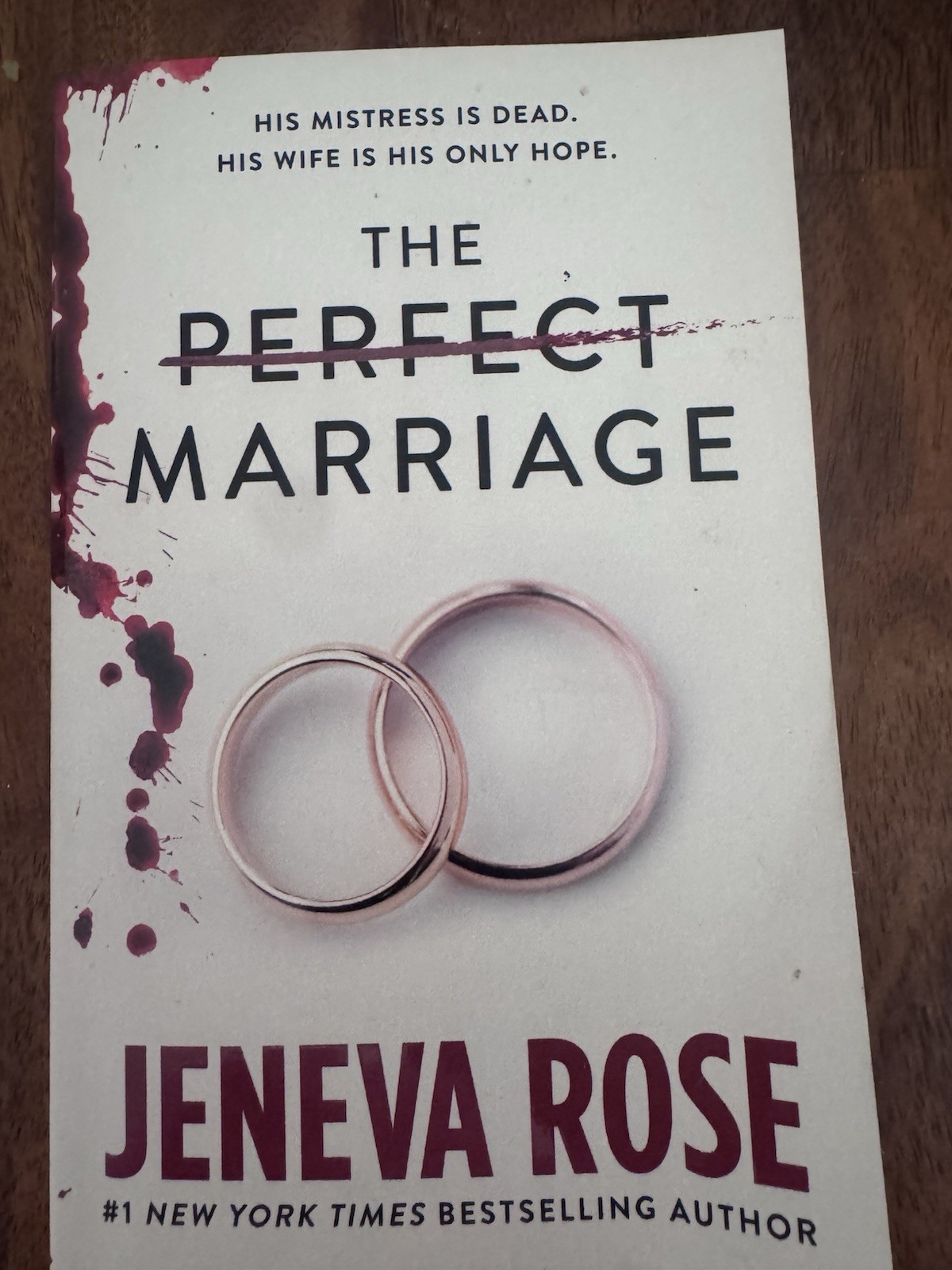 The Perfect Marriage Jeneva Rose Paperback