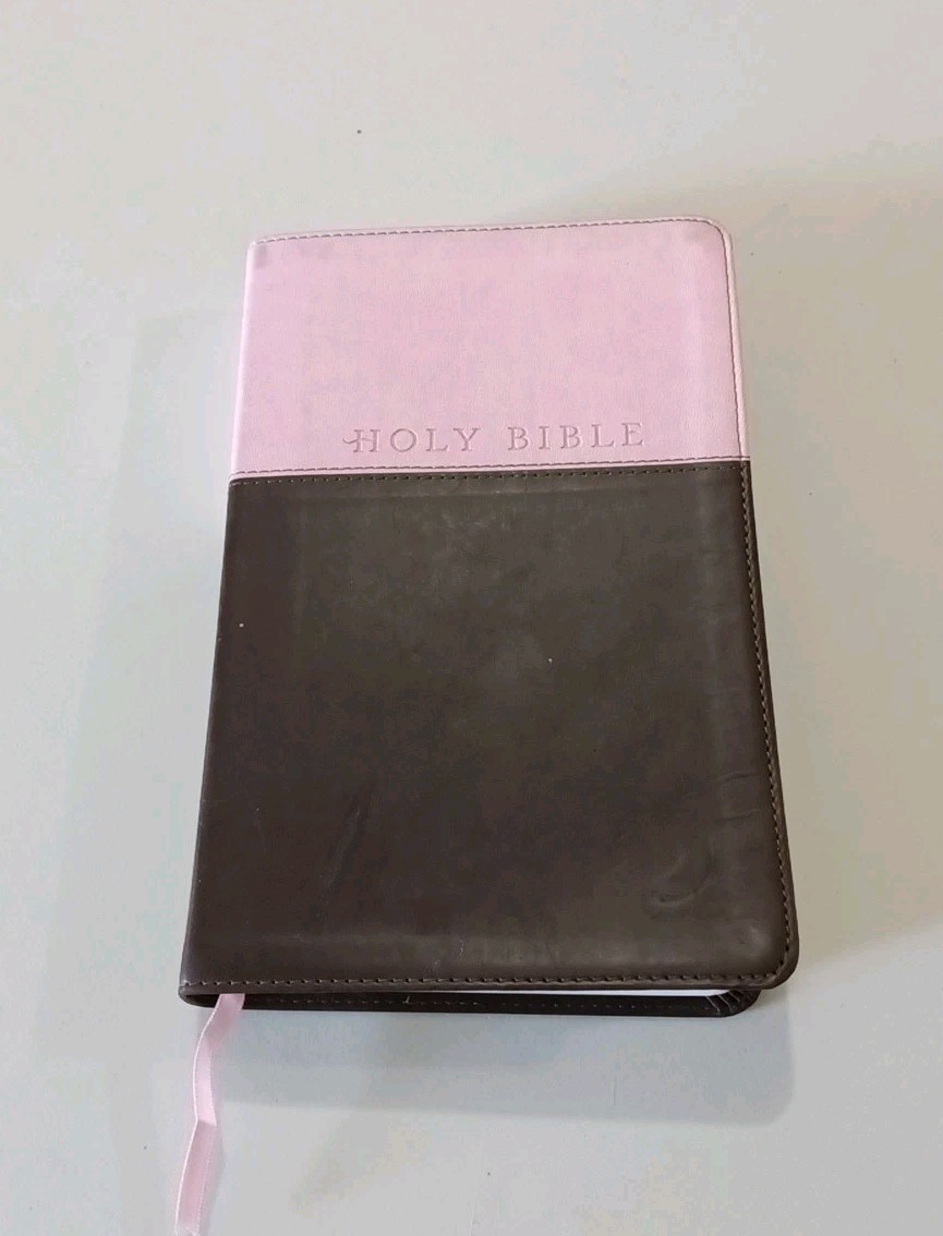 Rare “Holy Bible Gift & Award Edition” New Living Translation Softcover Pink