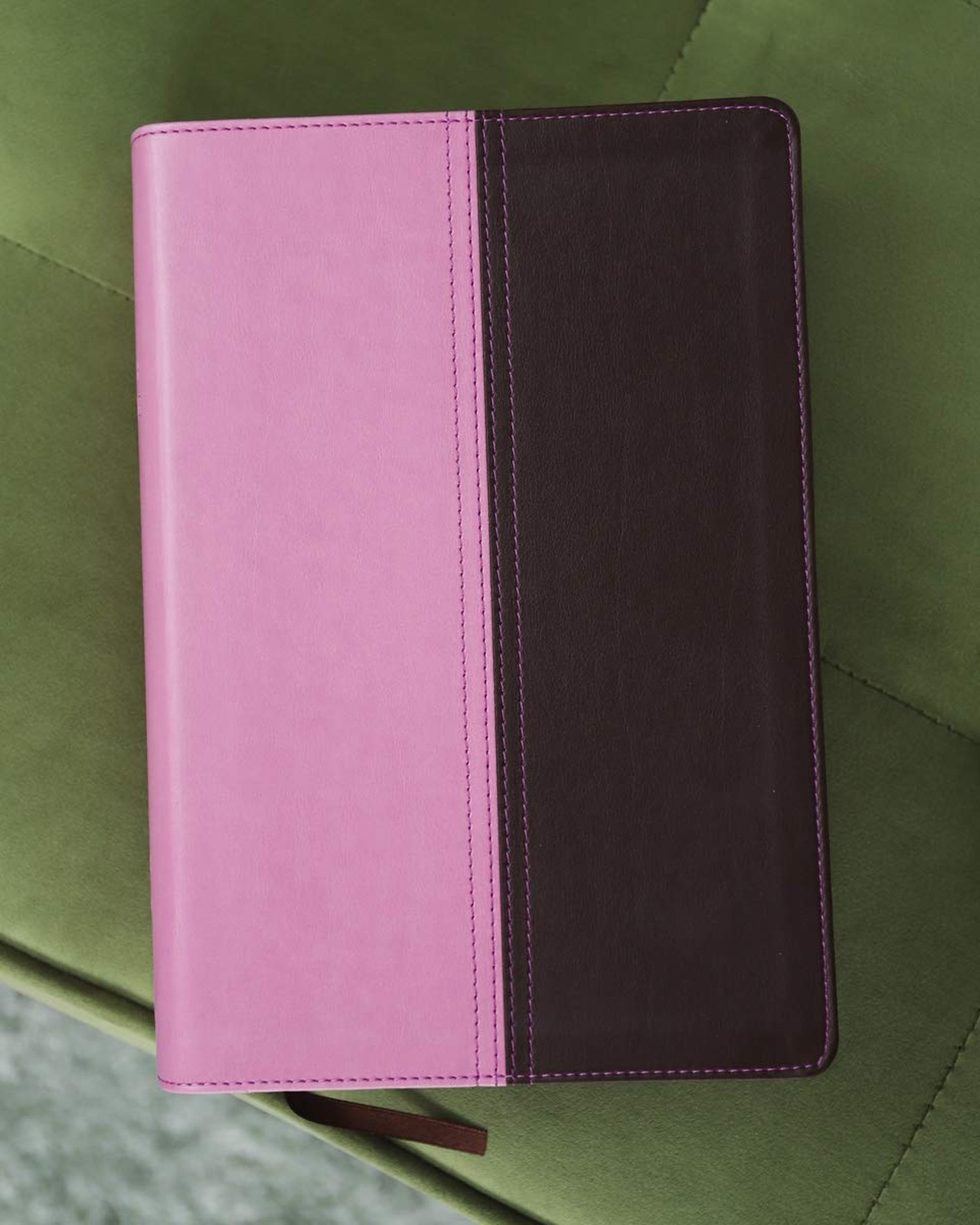 NIV, KJV, Parallel Bible, Large Print, Leathersoft, Pink/Brown: The World’s T…