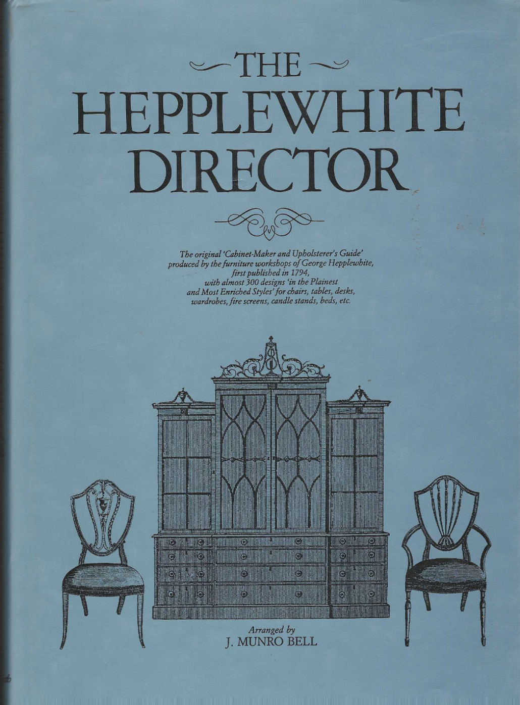 George Hepplewhite 300 Georgian Furniture Designs Directory 1700s Repr HC/DJ VG+