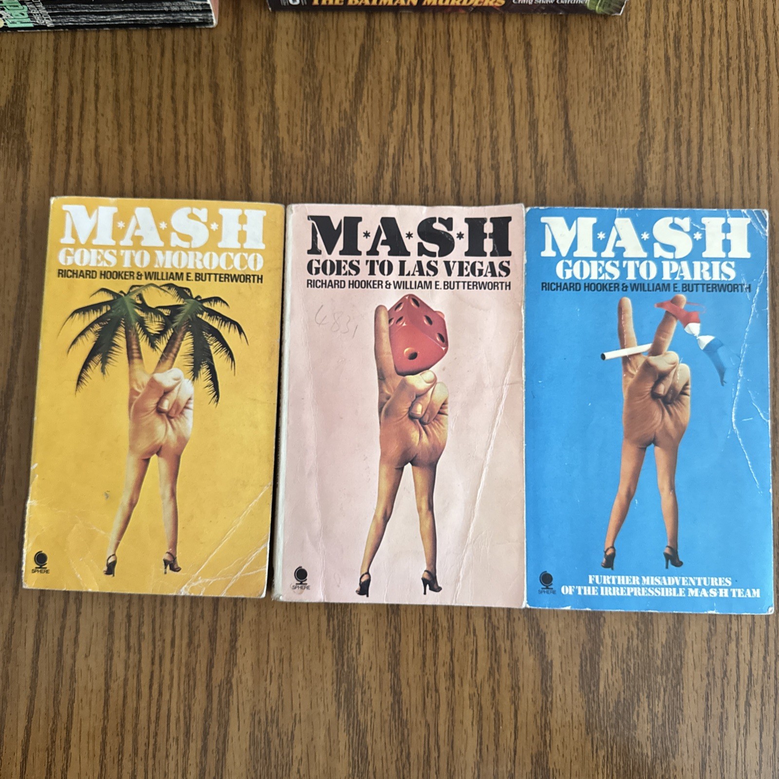 Lot of 3 MASH Paperback Books by Richard Hooker