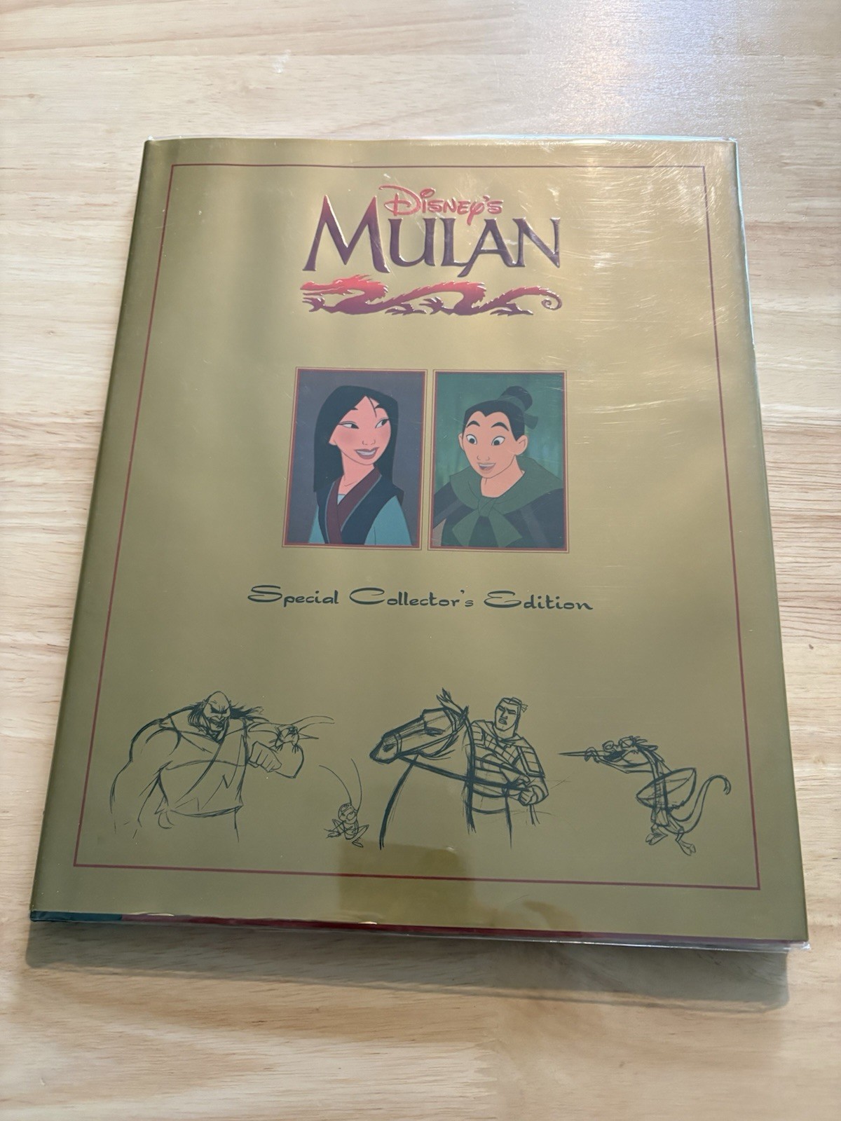 1998 NEW 1ST EDITION * Disney MULAN* Collector’s Edition HC/DJ RUSSEL SCHROEDER