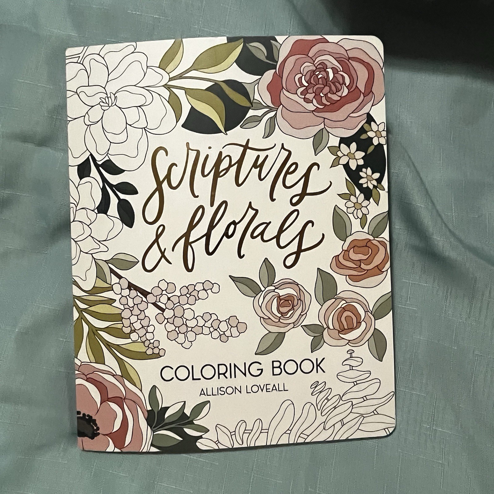 Scriptures and Florals Coloring Book – Paperback By Loveall, Allison 96 Pages