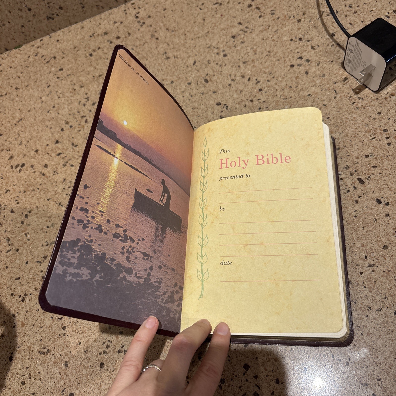 Vintage 1973 Holy Bible Concordance Red Letter Edition Word Aflame Press Rare