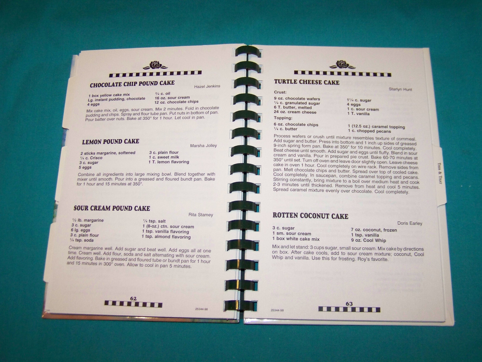 Crestview Baptist Church Forest City North Carolina Cookbook 1998