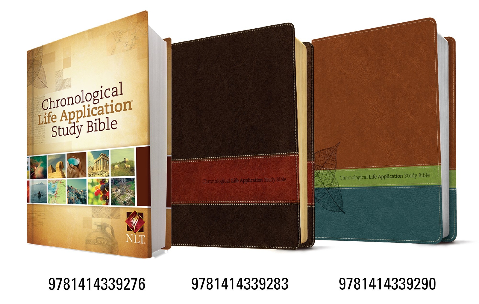 NLT Chronological Life Application Study Bible Hardcover 6.75in x 9.5in