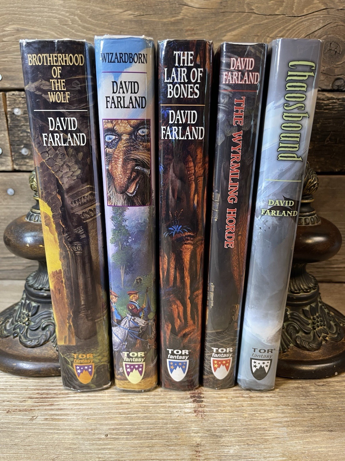 David Farland – Runelords lot Of 5 Book 2,3,4,7, & 8 In The Series SIGNED