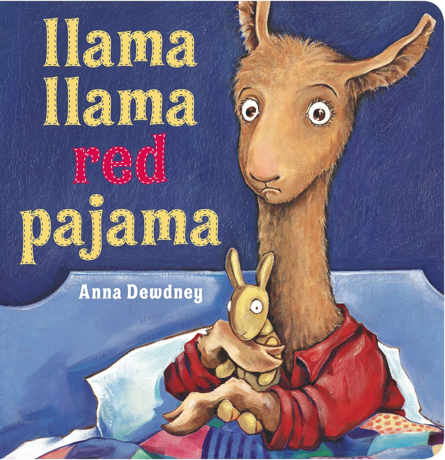 Llama Red Pajama 7.7in, Multicolor