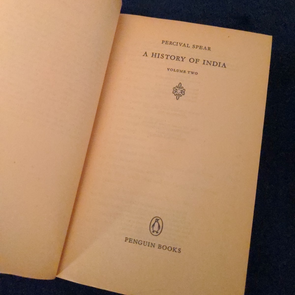 A History of India, Volume 2 By Percival Spear – Paperback Book PB