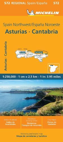 Michelin Asturias Cantabria – Michelin Regional Map 572 (Map)