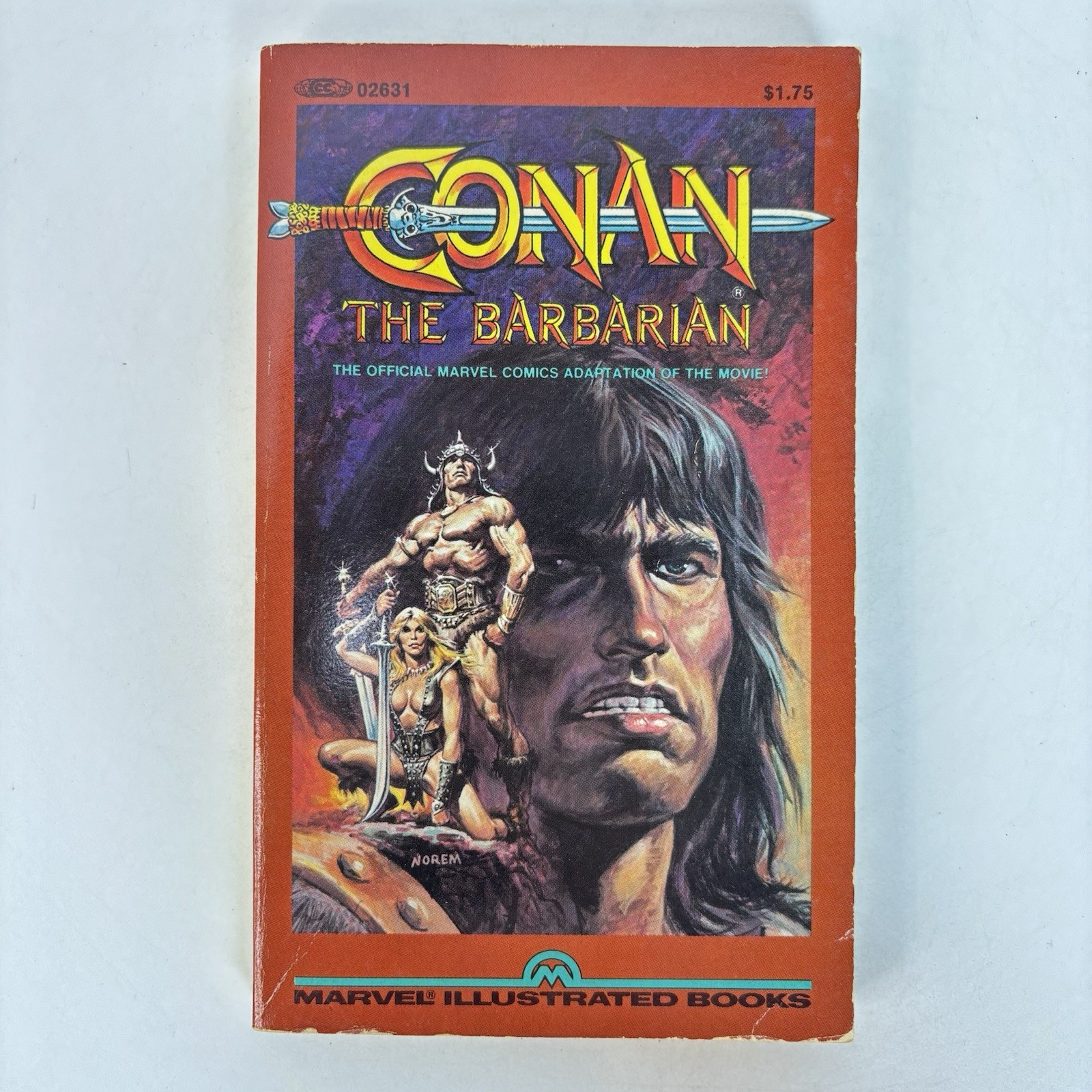 Conan The Barbarian Movie Adaptation Marvel Illustrated Book 1982 PB Graphic 3A