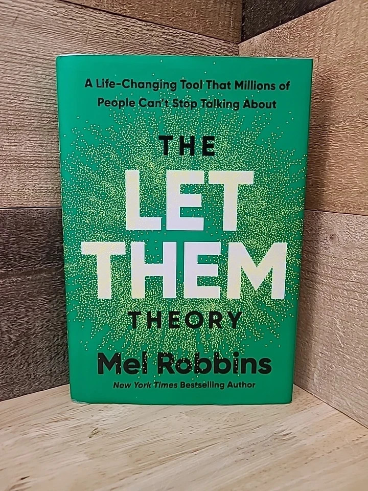 The Let Them Theory by Mel Robbins Hardcover Self Help Motivation Book
