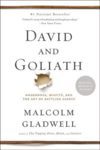 David and Goliath: Underdogs, Misfits, and the – 0316239852, hardcover, Gladwell