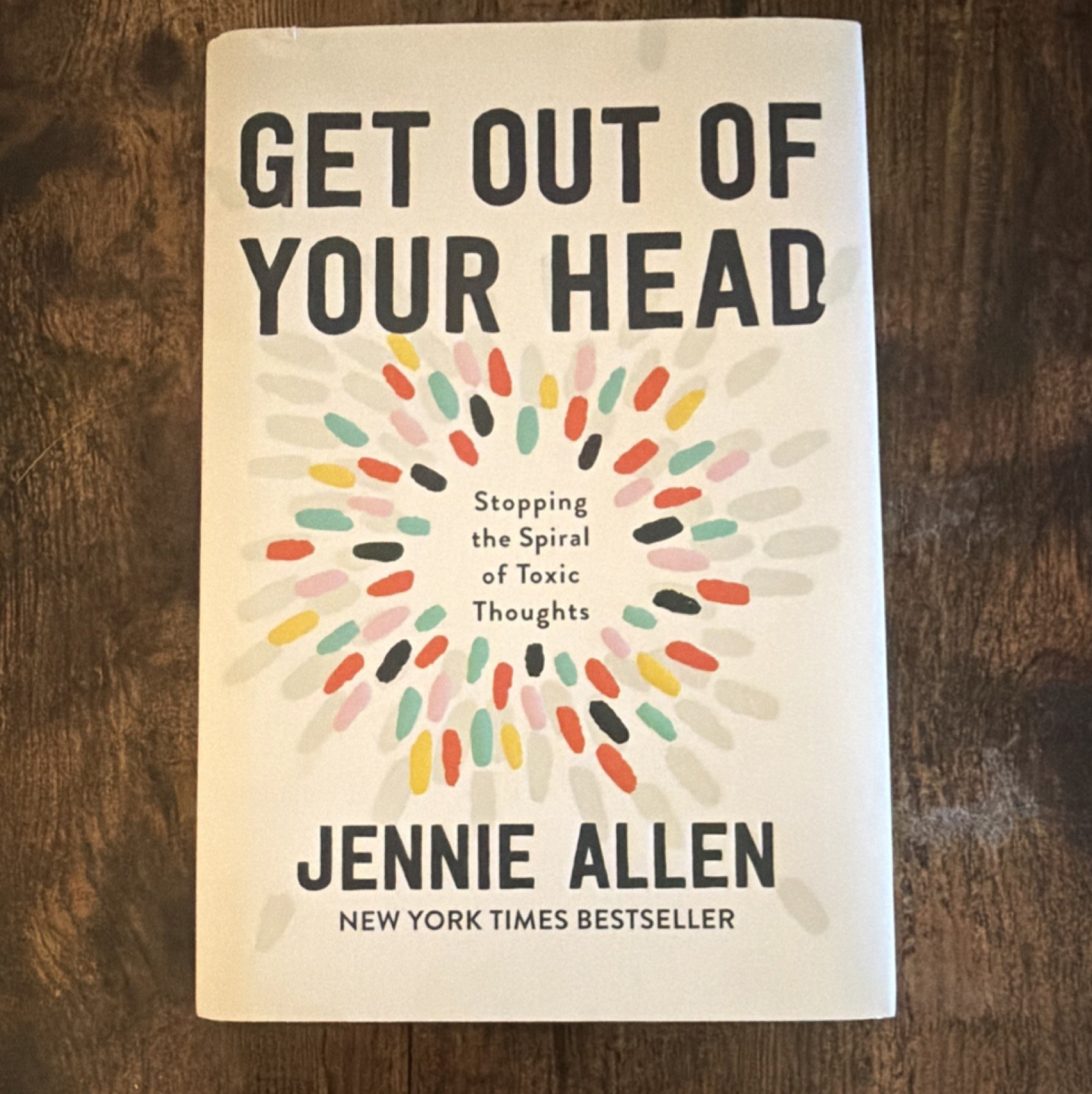 Jennie Allen Get Out of Your Head Stopping Spiral Hardcover (No dust jacket)