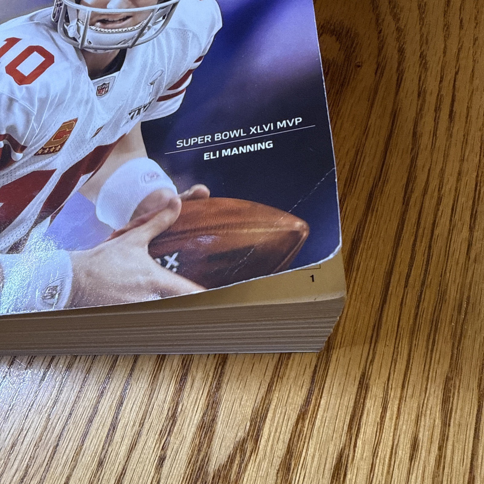 NFL Record & Fact Book 2012 Official Eli Manning Cover National Football League