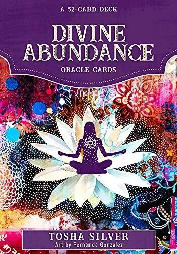 Divine Abundance Oracle Cards: A 52-Card Deck, Tosha Silver New/Sealed/Free Ship