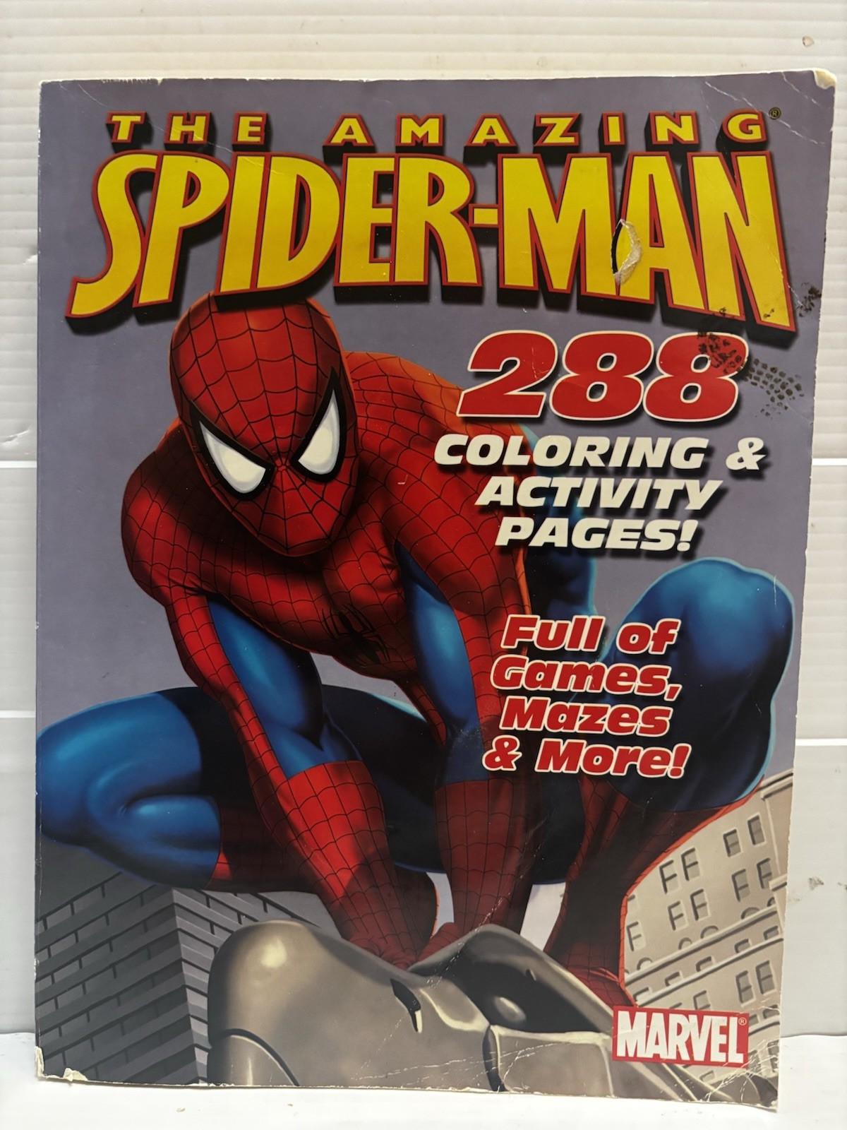 2006 Giant Amazing Spiderman Coloring & Activity Book Unused 288 Pages Rare HTF!