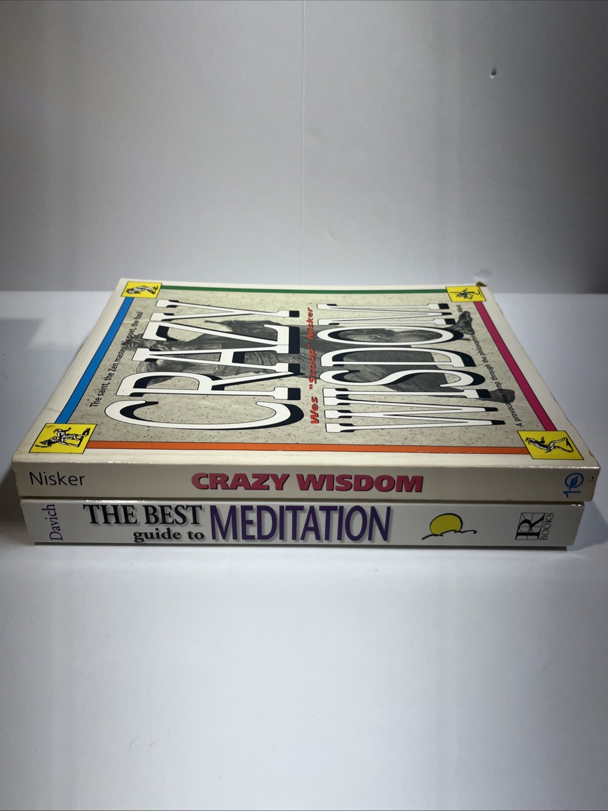 Crazy Wisdom by Wes Nisker (1990, Best Guide To Meditation Paperback Lot