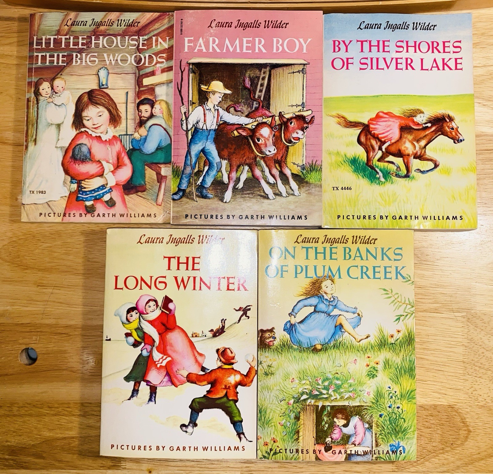 Vintage Little House on the Prairie Paperback Book Lot Scholastic 1974-1981