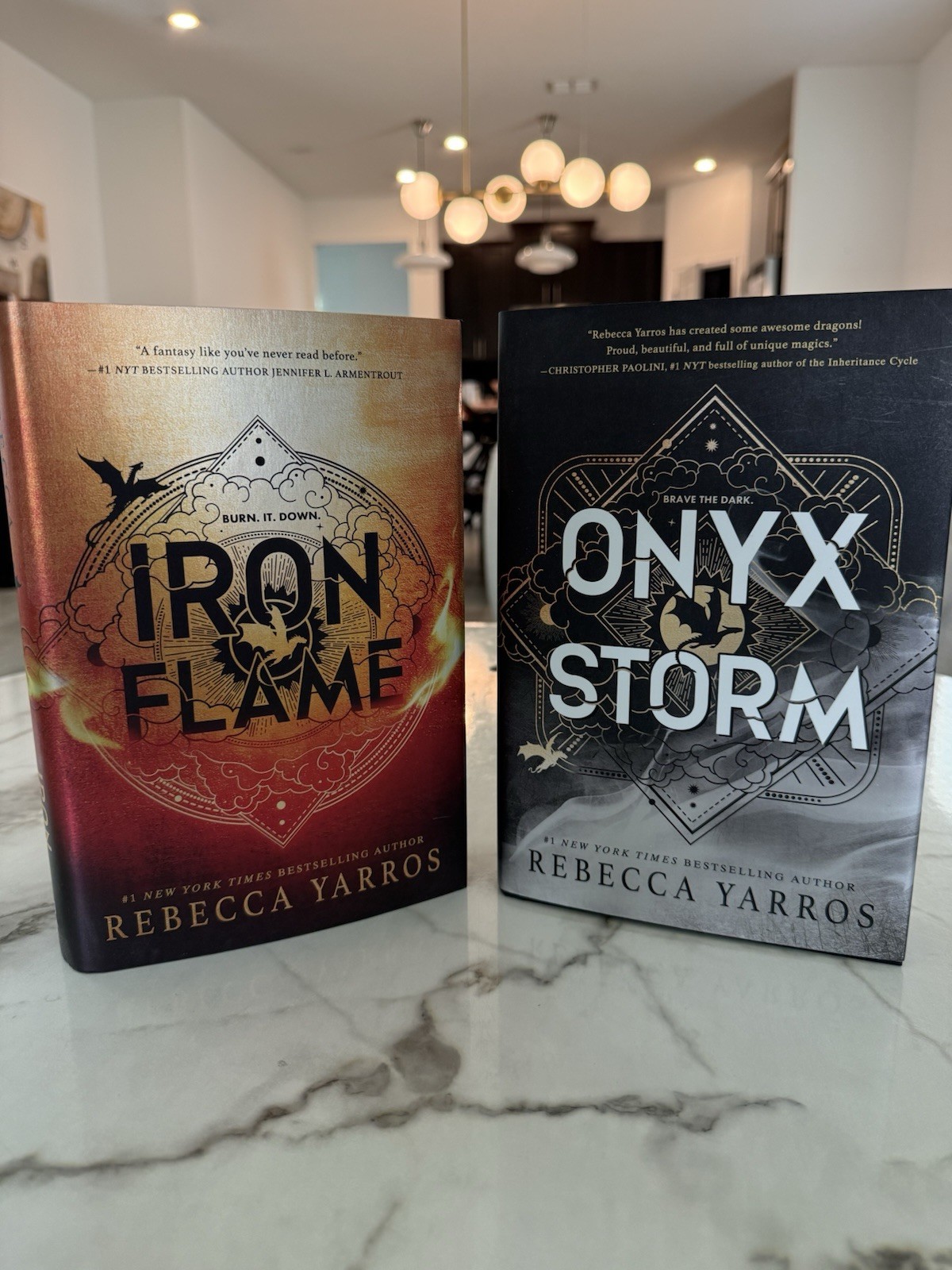 Rebecca Yarros Hardcover Book Lot Iron Flame Onyx Storm Fantasy Dragons