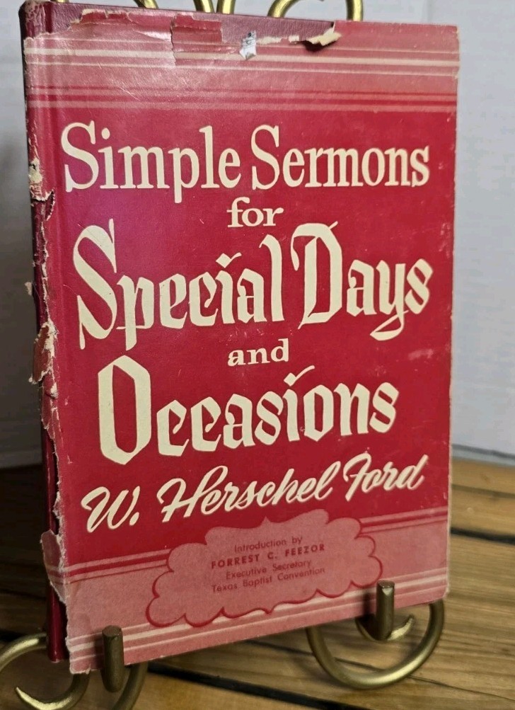 Vintage Christian Sermon Books Lot 8 W Herschel Ford Criswell Torrey Theology