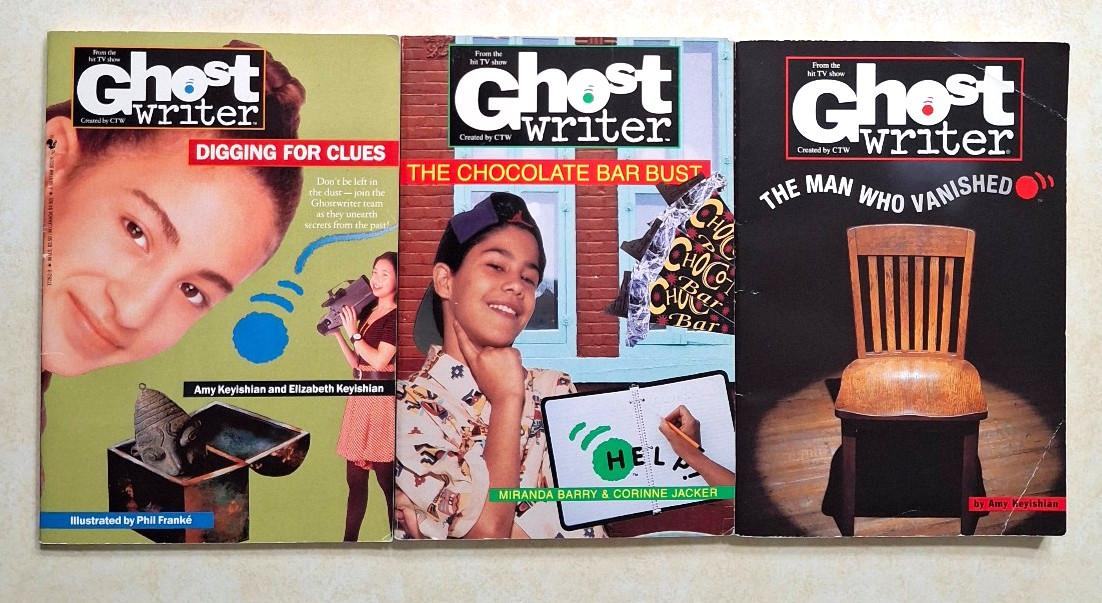 Ghostwriter PBS Books Lot Paperbacks Novels TV Show Series 1990s Vintage CTW