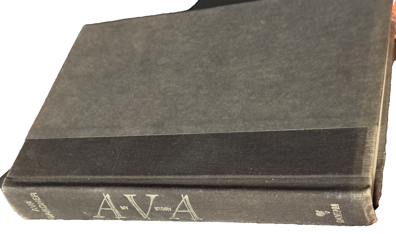 Ava My Story – Ava Gardener 1990 Bantam Books Hardcover, Dust Jacket Good