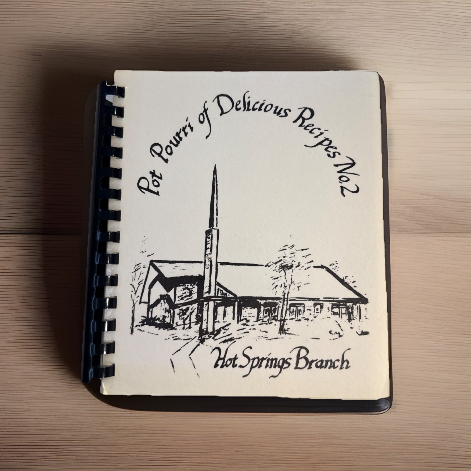 Hot Springs South Dakota SD Cookbook Vintage 1983 Black Hills house wife cookie