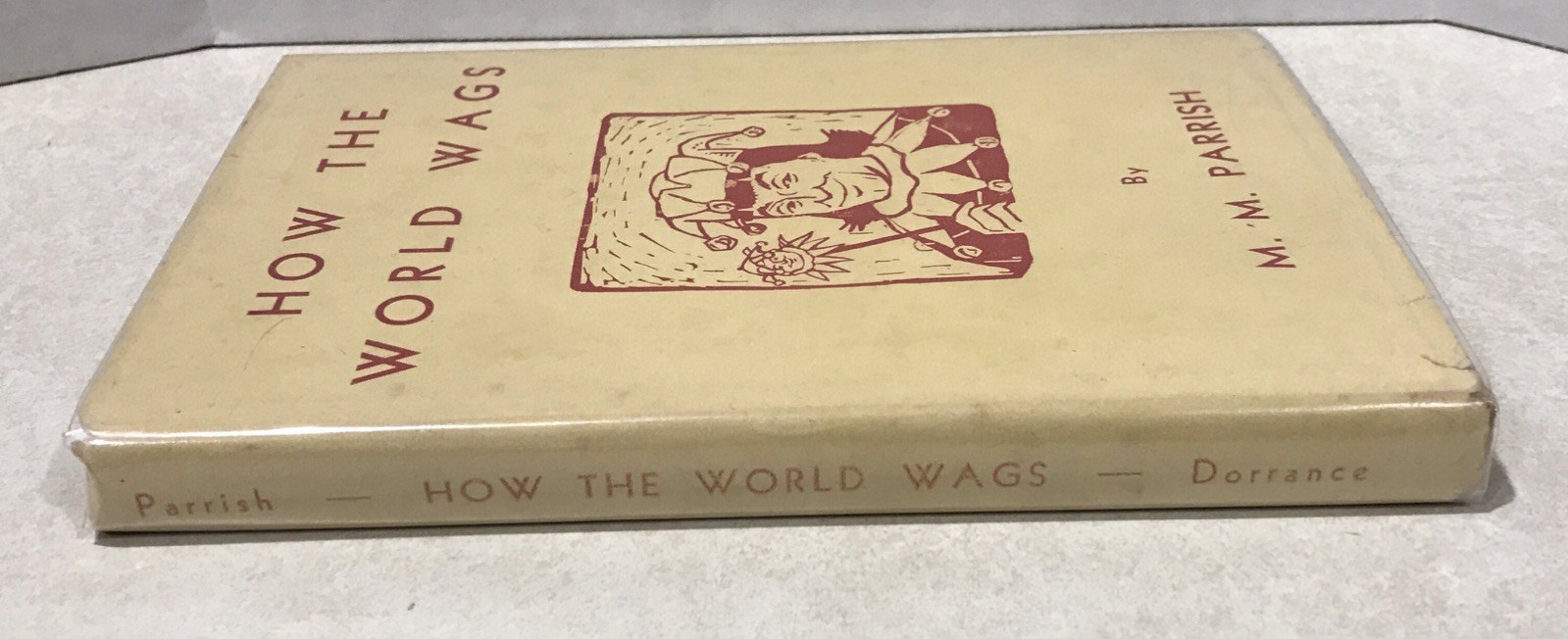 SIGNED How the World Wags by M. M. Parrish 1959 Hardcover Dust Jacket VERSE RARE