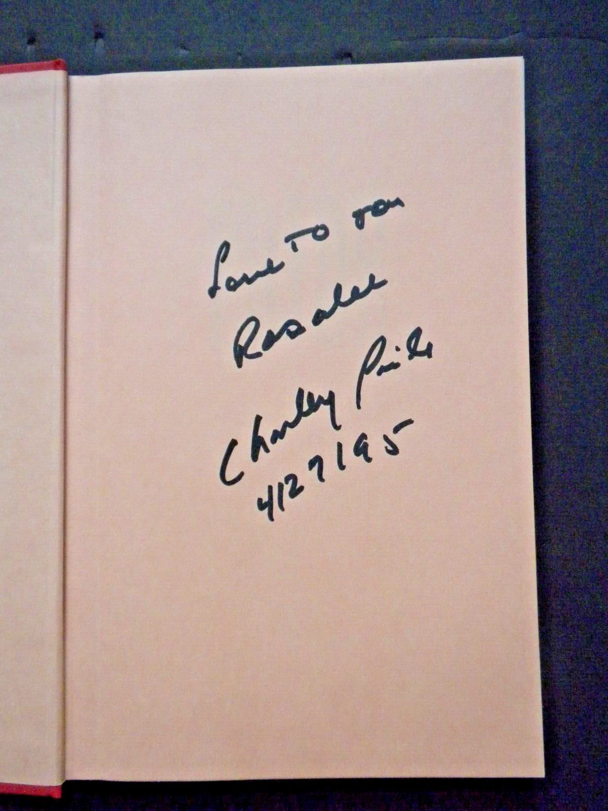 *SIGNED* CHARLEY PRIDE Memoir 1994 Life STORY hardcover 302 unmarked pages HCDJ