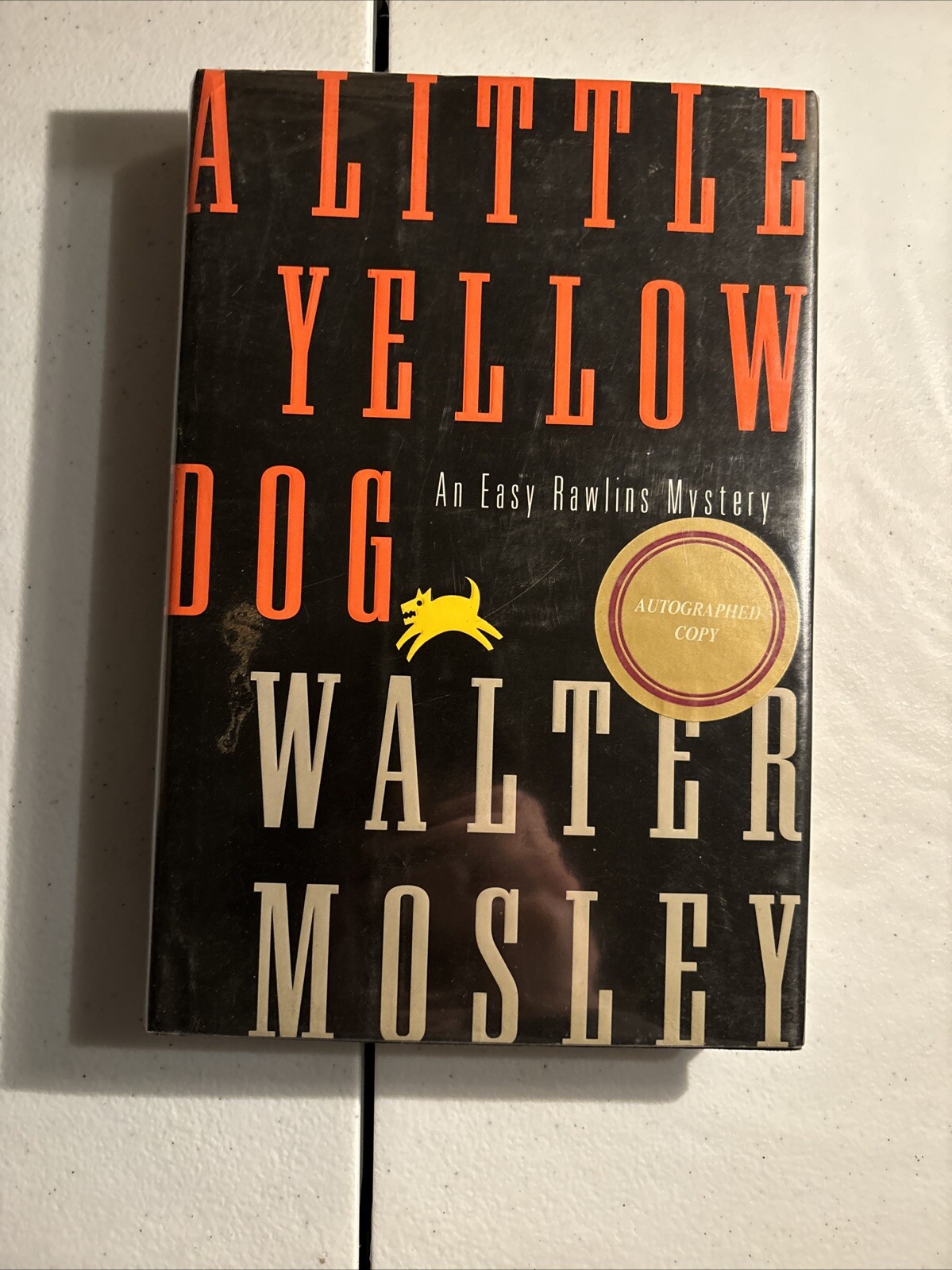 A Little Yellow Dog Walter Mosley First Edition Autographed Copy