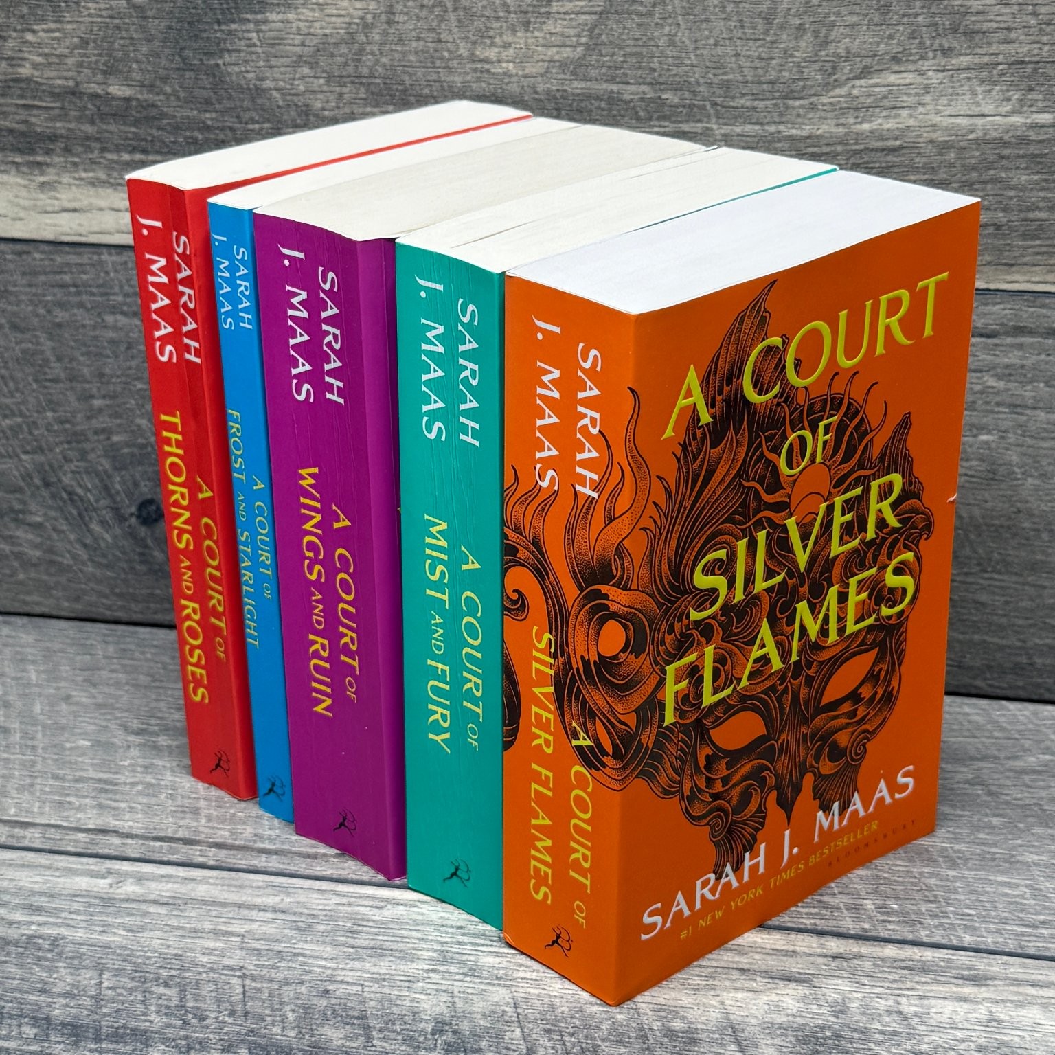 A Court of Thorns Roses Series Complete Set 1-5 Sarah J Maas Fantasy Paperback