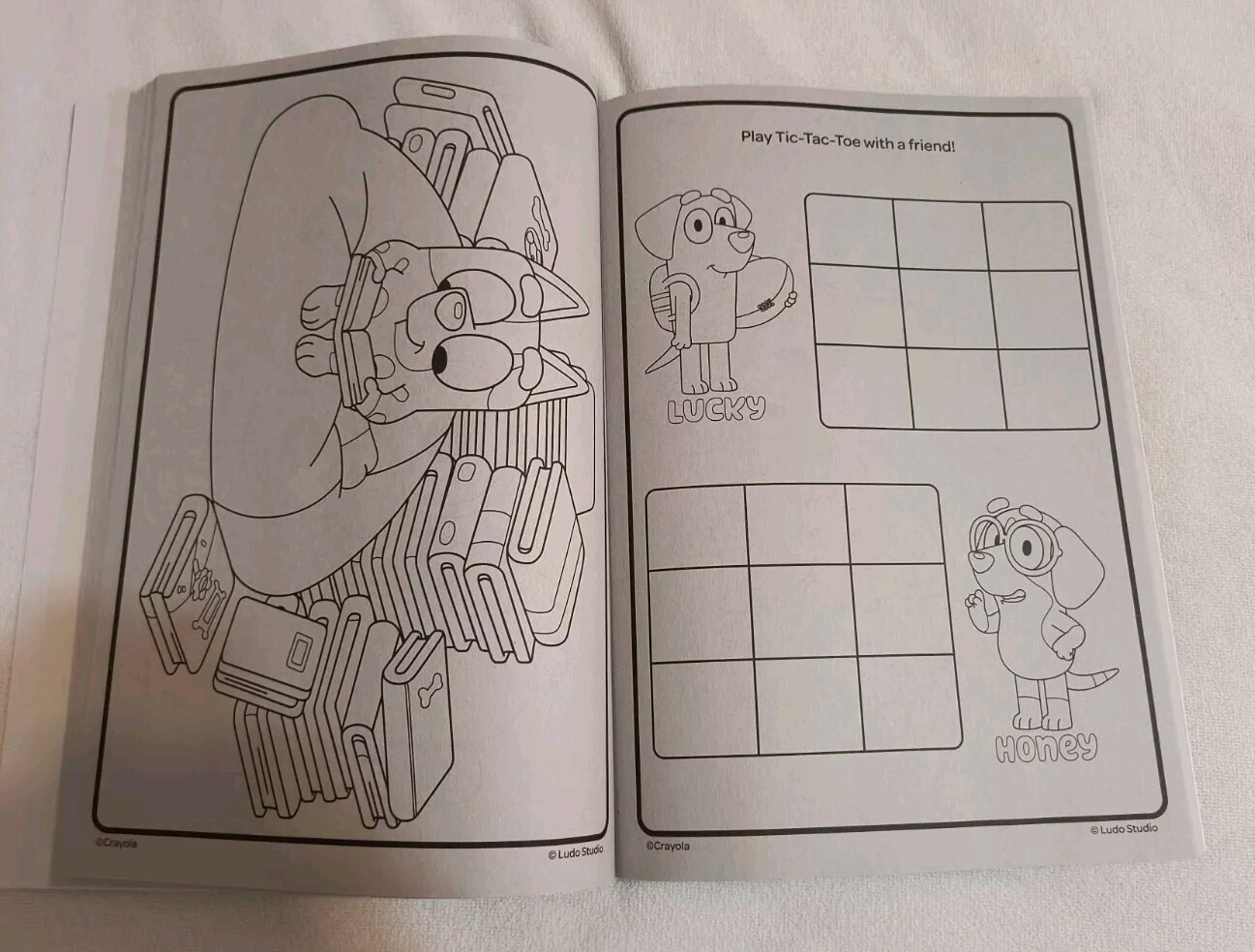 Crayola BLUEY Jumbo Coloring & Activity Book 96 Pages with Sticker Sheet New!