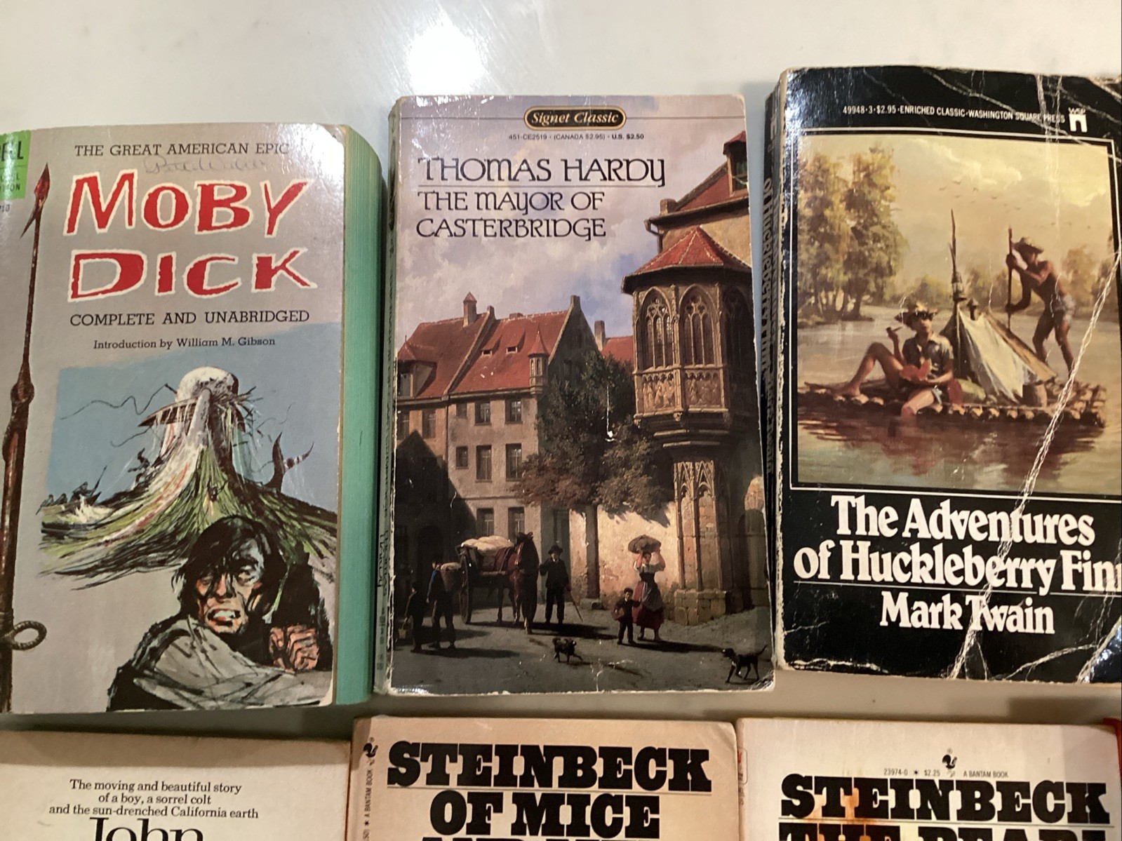 Vintage Paperback Lot of 21 Variety of Famous Authors Classics Fiction