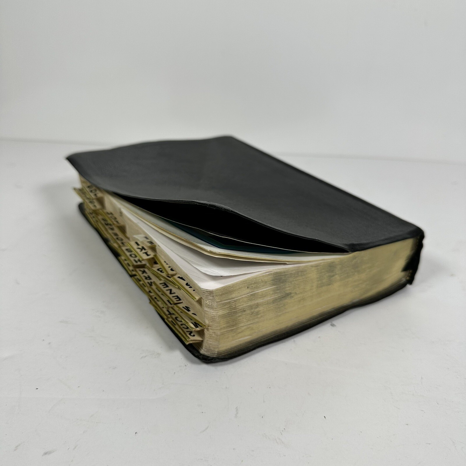 NIV Study BIBLE 1995 Black Bonded Leather 1984 10th Anniversary Zondervan