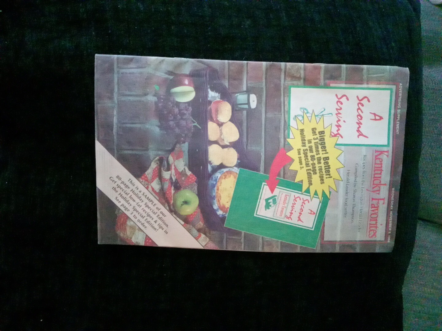 1994 Kentucky Favorites Recipe Book 39 Pages Of Recipes Etc… From 1994 News Ad