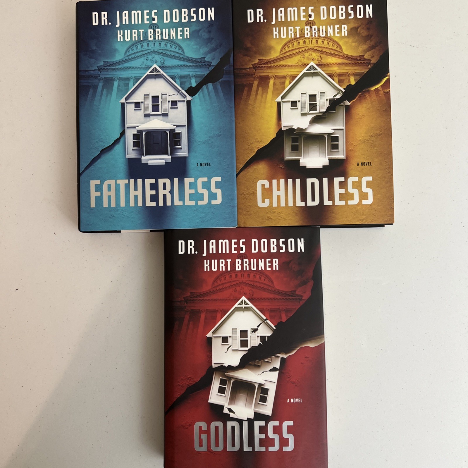 Christian Faith Book Lot 3 – Fatherless Childless Godless LIKE NEW Condition