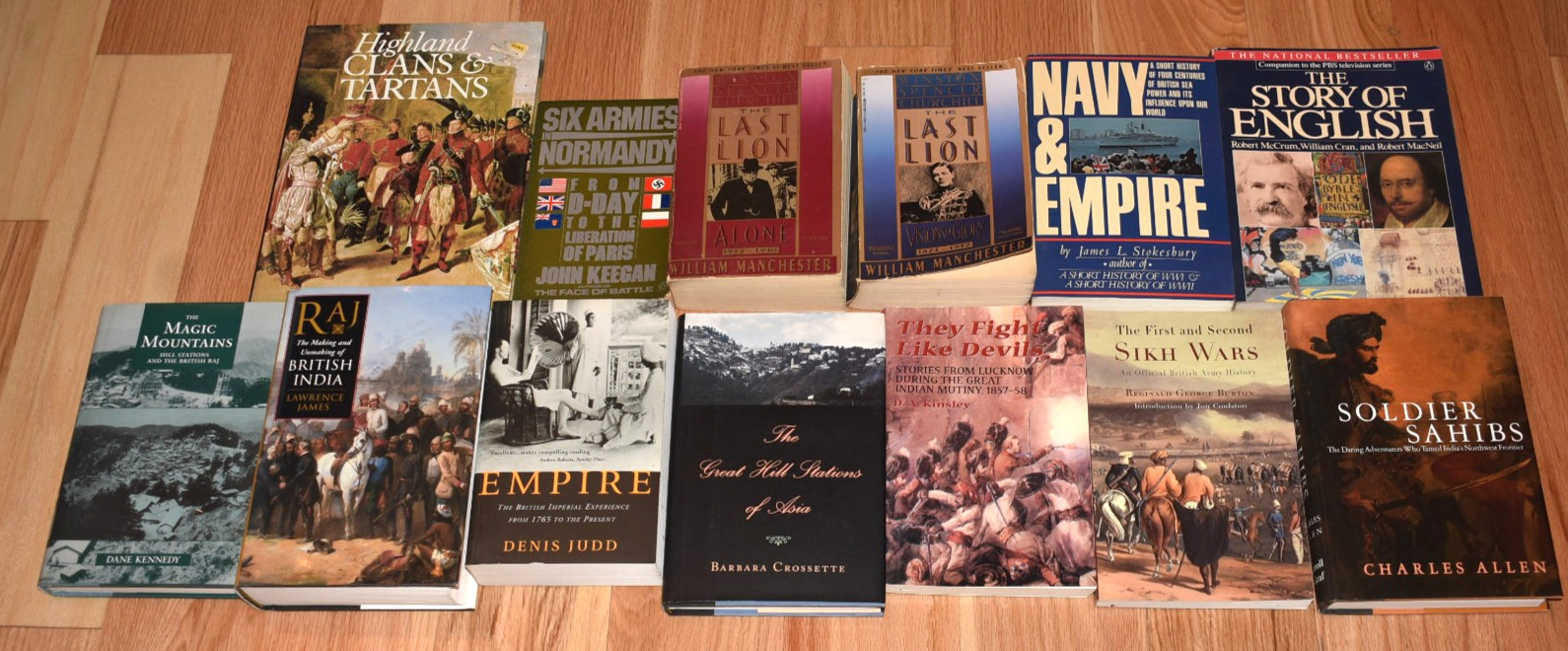 Lot of 13 WWII British Raj India War Sikh Military History Books