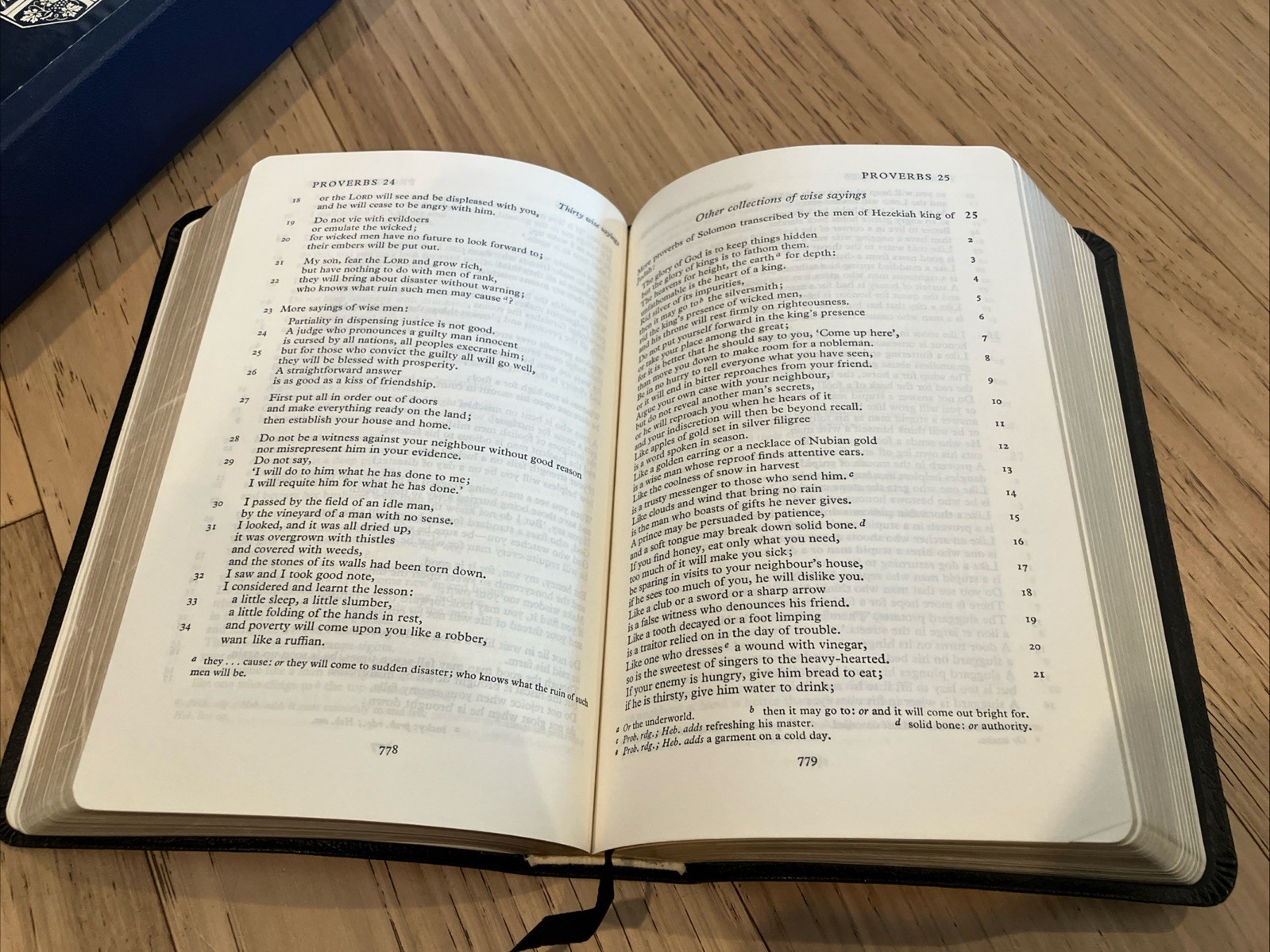 Oxford New English Bible NEB Apocrypha Buffalo Calf Genuine Leather 5174A in Box