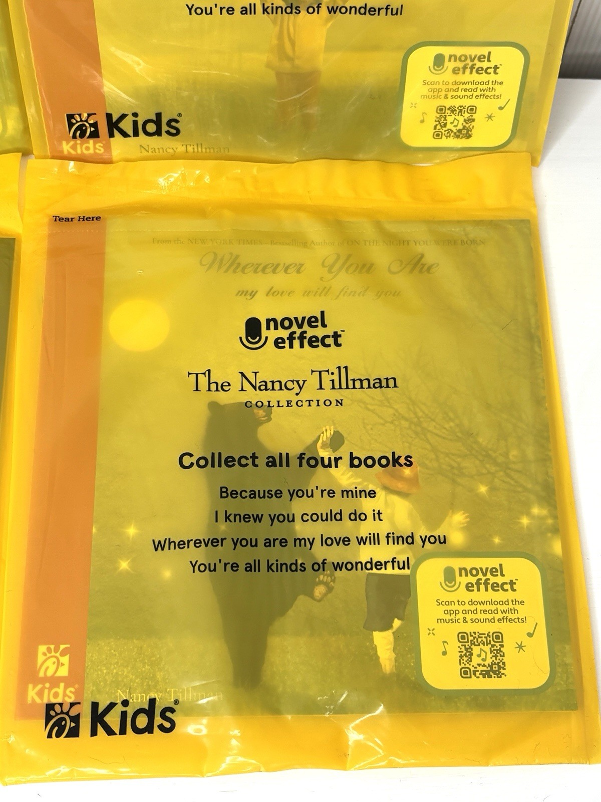 Chick-Fil-A Nancy Tillman Collection Set Of 4 Mini Board Books 2024 Novel Effect