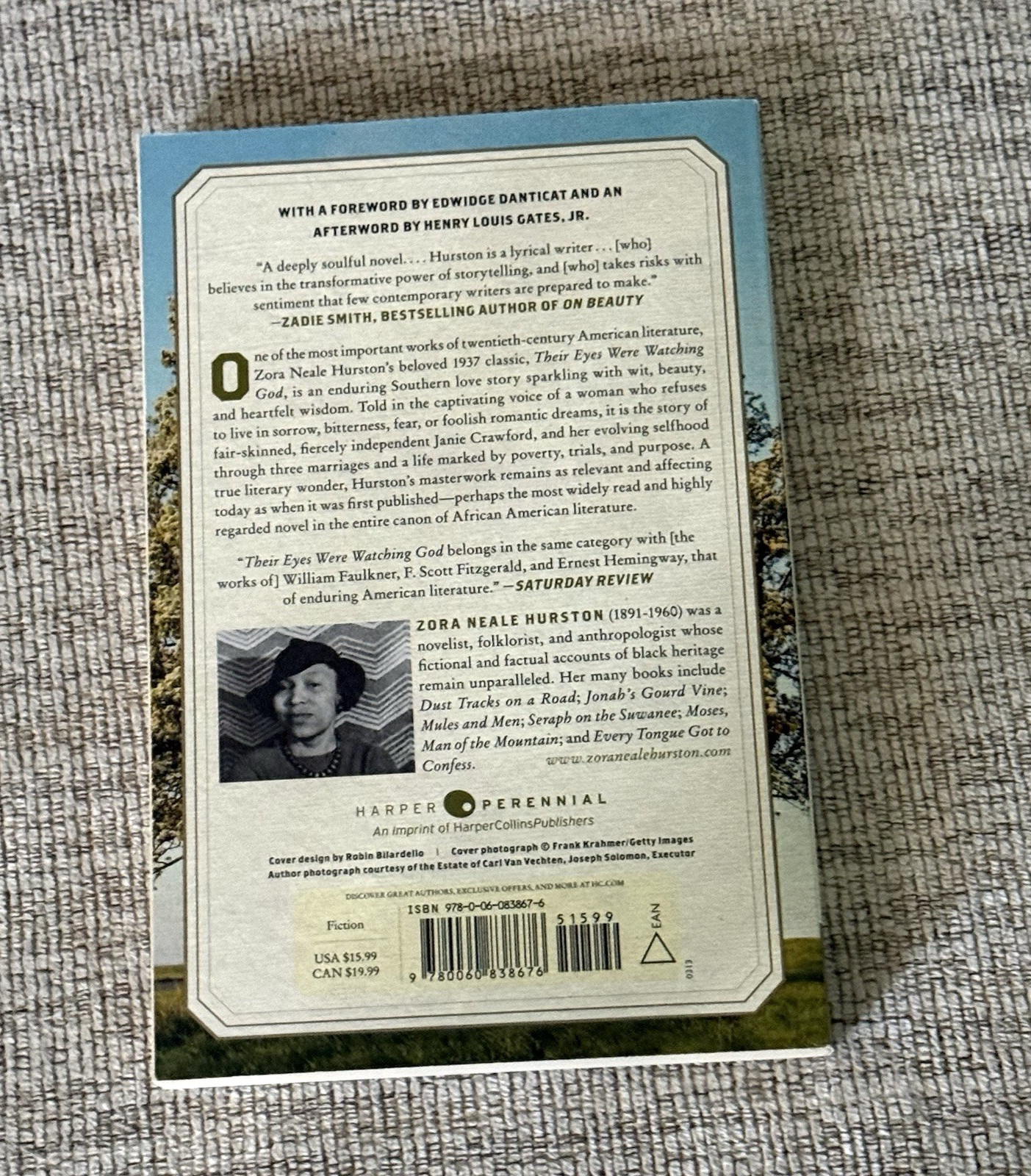 NEW Their Eyes Were Watching God Zora Neale Hurston 75 Anniversary Edition BOOK