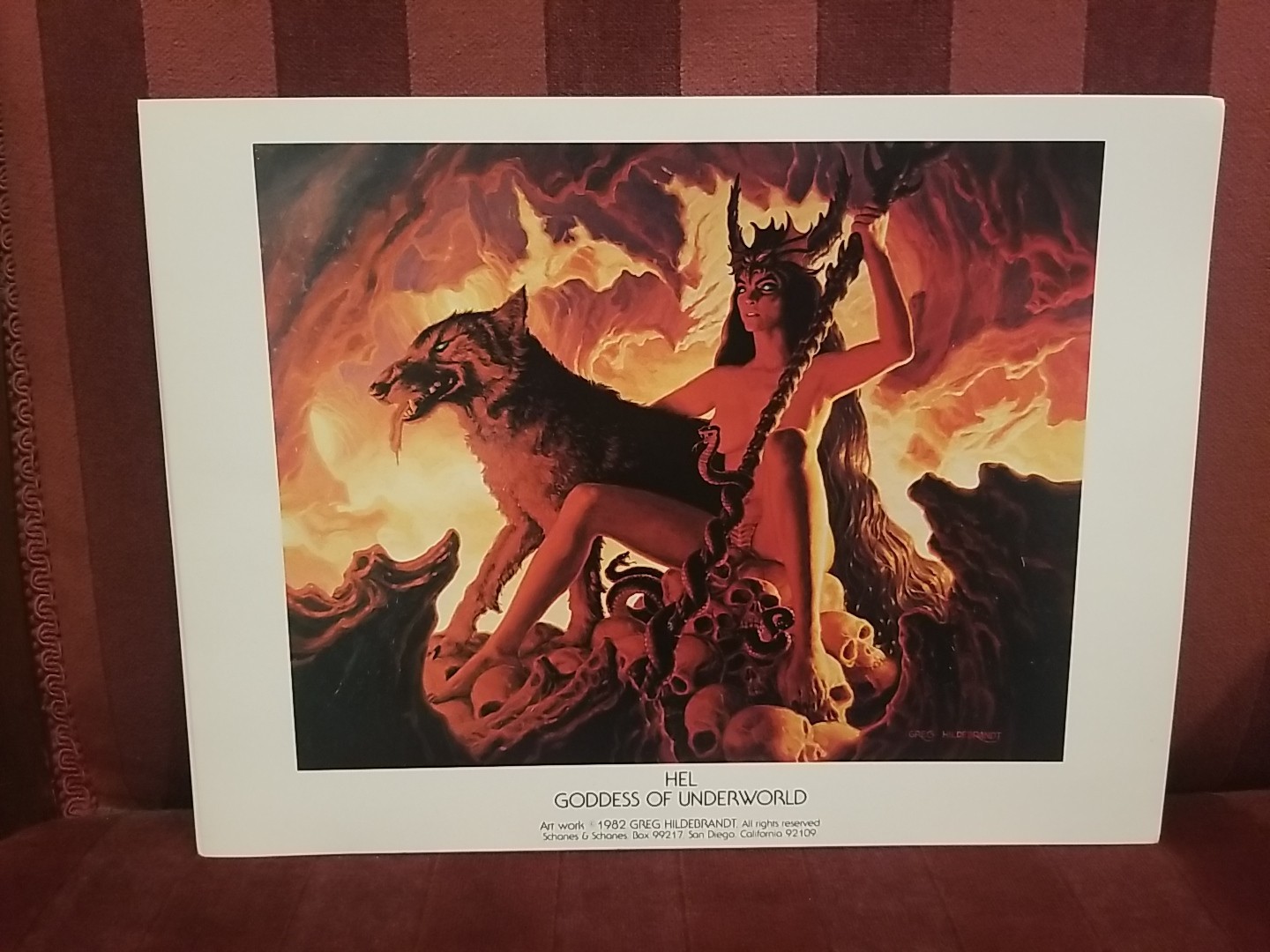 Greg Hildebrandt – Gods & Goddesses Signed/Numbered 838/2000 1982 6 Plates