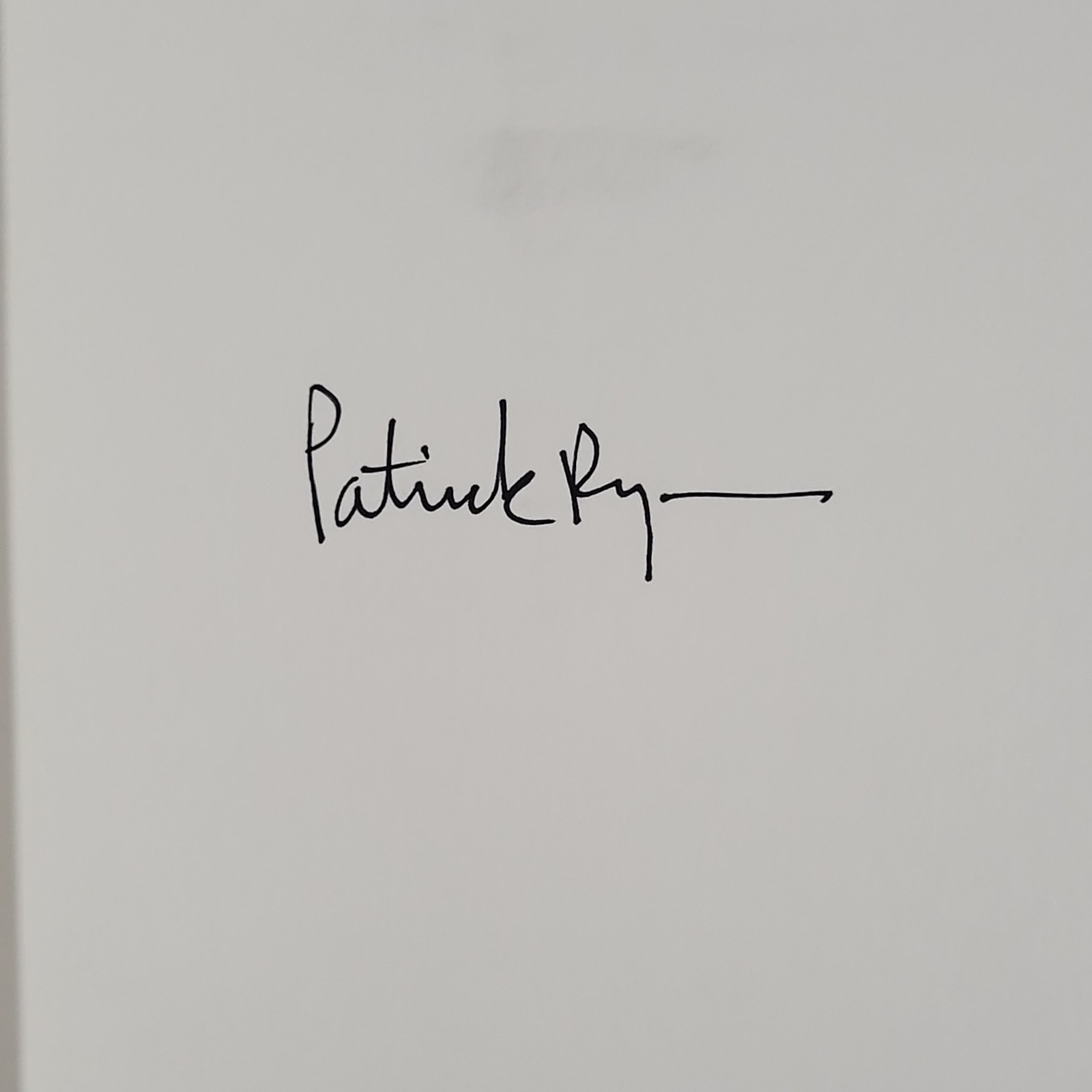Buckeye Patrick Ryan SIGNED First Edition Hardcover Book Historical Literary