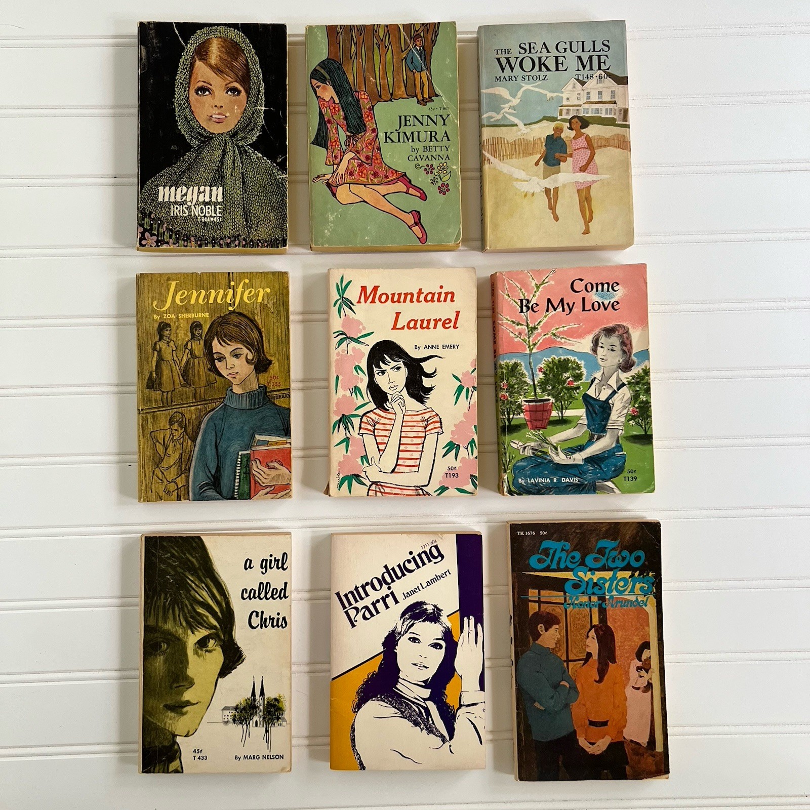 1960s Vintage Teen Romance Paperback Books Lot of 9 Young Adult Girls Fiction